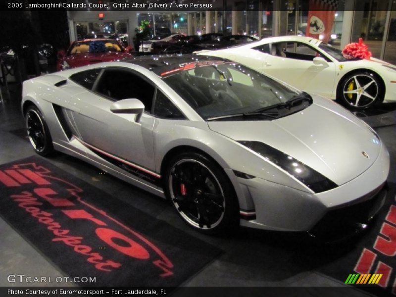 Grigio Altair (Silver) / Nero Perseus 2005 Lamborghini Gallardo Coupe