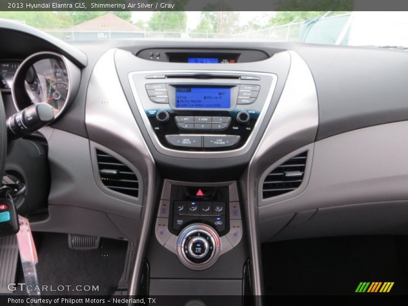 Shimmering Air Silver / Gray 2013 Hyundai Elantra GLS