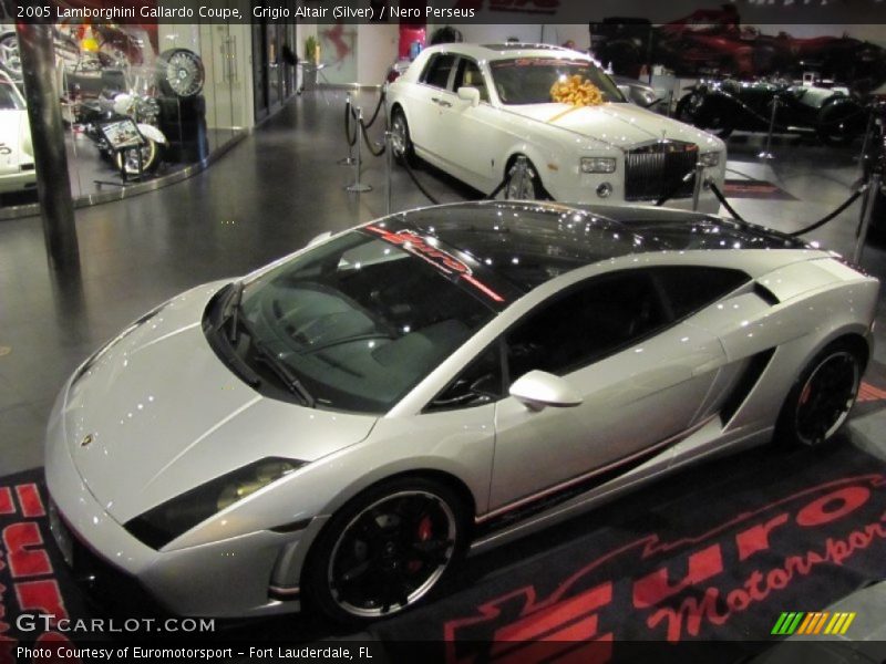 Grigio Altair (Silver) / Nero Perseus 2005 Lamborghini Gallardo Coupe