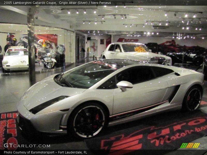 Grigio Altair (Silver) / Nero Perseus 2005 Lamborghini Gallardo Coupe