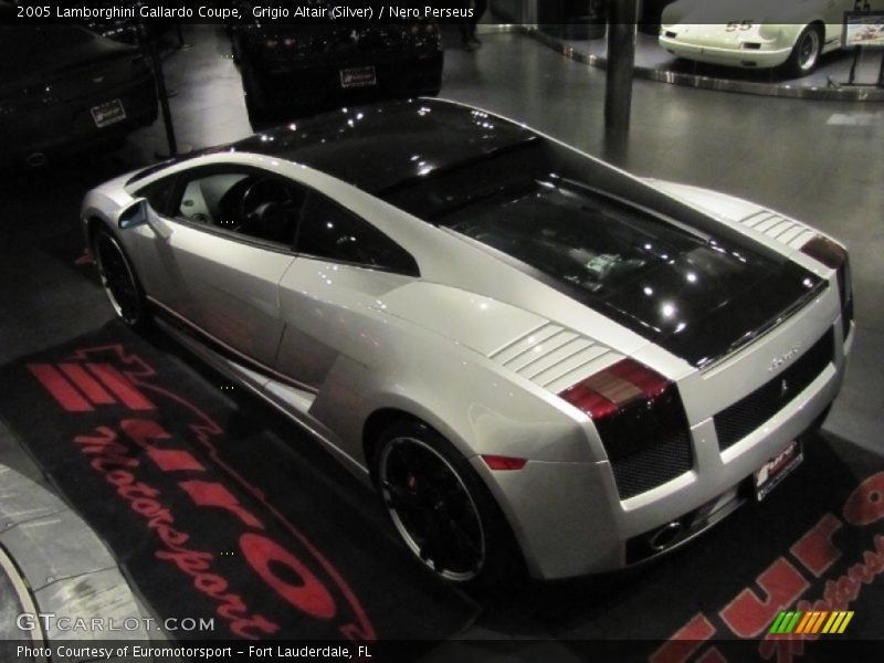 Grigio Altair (Silver) / Nero Perseus 2005 Lamborghini Gallardo Coupe