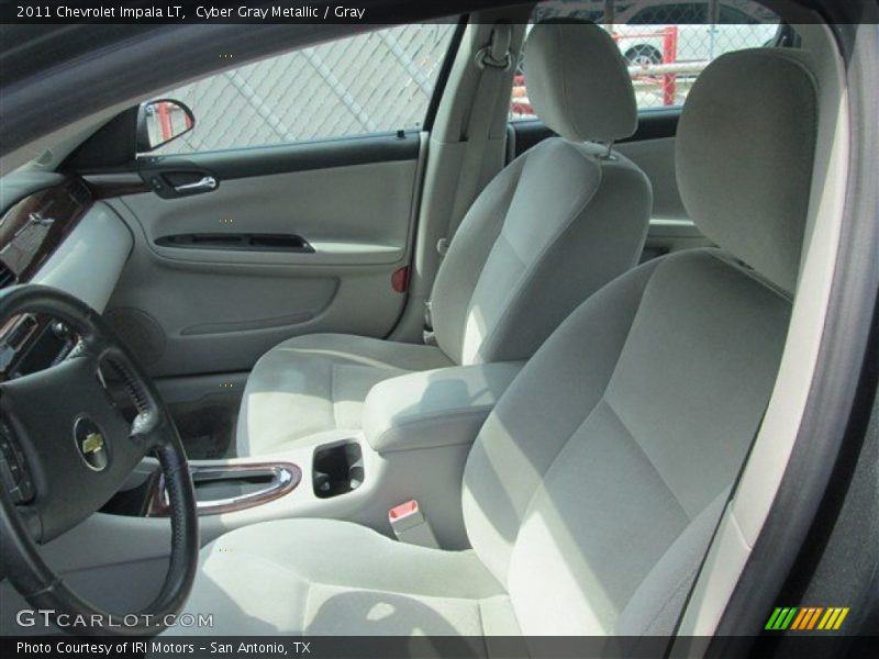 Cyber Gray Metallic / Gray 2011 Chevrolet Impala LT