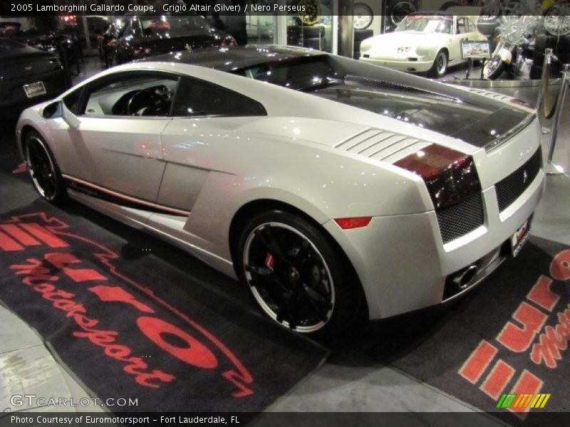 Grigio Altair (Silver) / Nero Perseus 2005 Lamborghini Gallardo Coupe