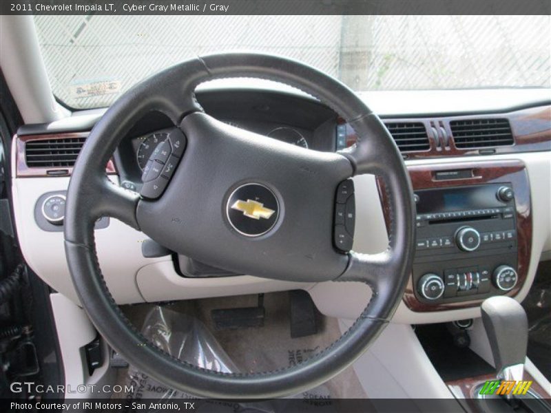 Cyber Gray Metallic / Gray 2011 Chevrolet Impala LT