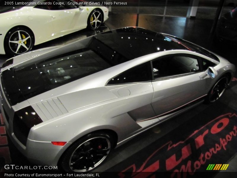 Grigio Altair (Silver) / Nero Perseus 2005 Lamborghini Gallardo Coupe