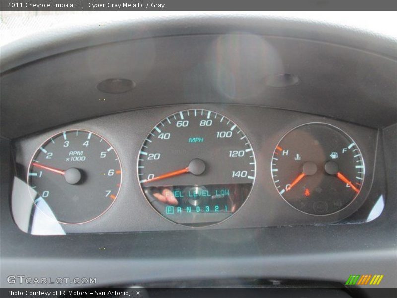 Cyber Gray Metallic / Gray 2011 Chevrolet Impala LT