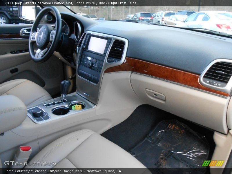 Stone White / Black/Light Frost Beige 2011 Jeep Grand Cherokee Limited 4x4