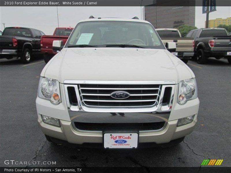White Suede / Camel 2010 Ford Explorer Eddie Bauer