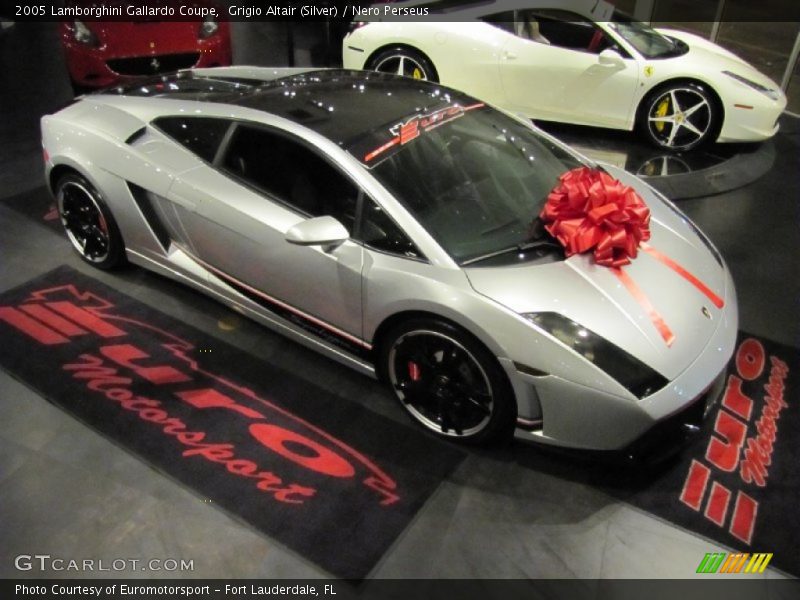 Grigio Altair (Silver) / Nero Perseus 2005 Lamborghini Gallardo Coupe