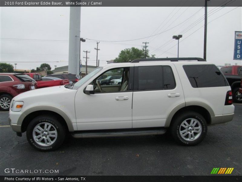 White Suede / Camel 2010 Ford Explorer Eddie Bauer