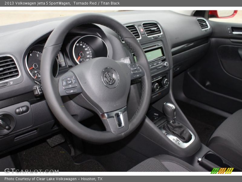  2013 Jetta S SportWagen Titan Black Interior