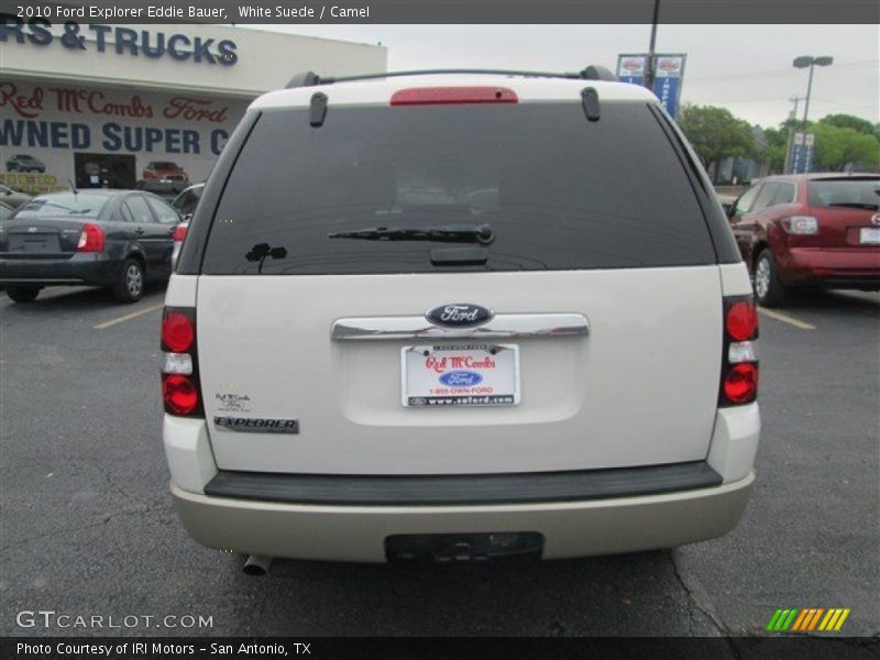White Suede / Camel 2010 Ford Explorer Eddie Bauer