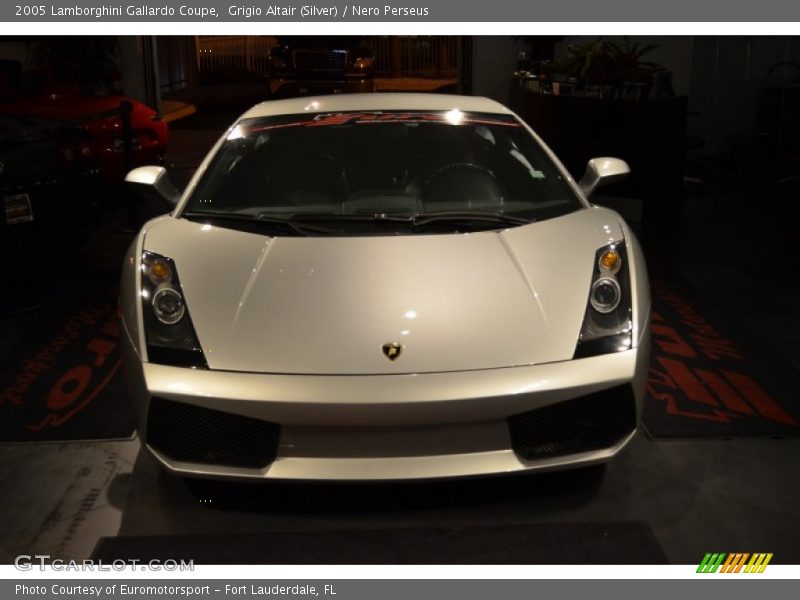 Grigio Altair (Silver) / Nero Perseus 2005 Lamborghini Gallardo Coupe