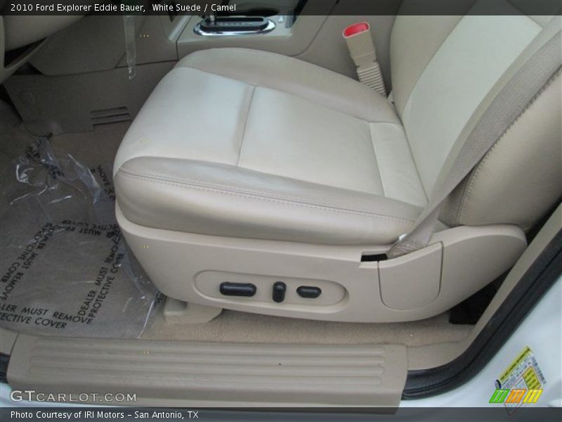 White Suede / Camel 2010 Ford Explorer Eddie Bauer