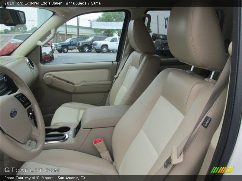 White Suede / Camel 2010 Ford Explorer Eddie Bauer