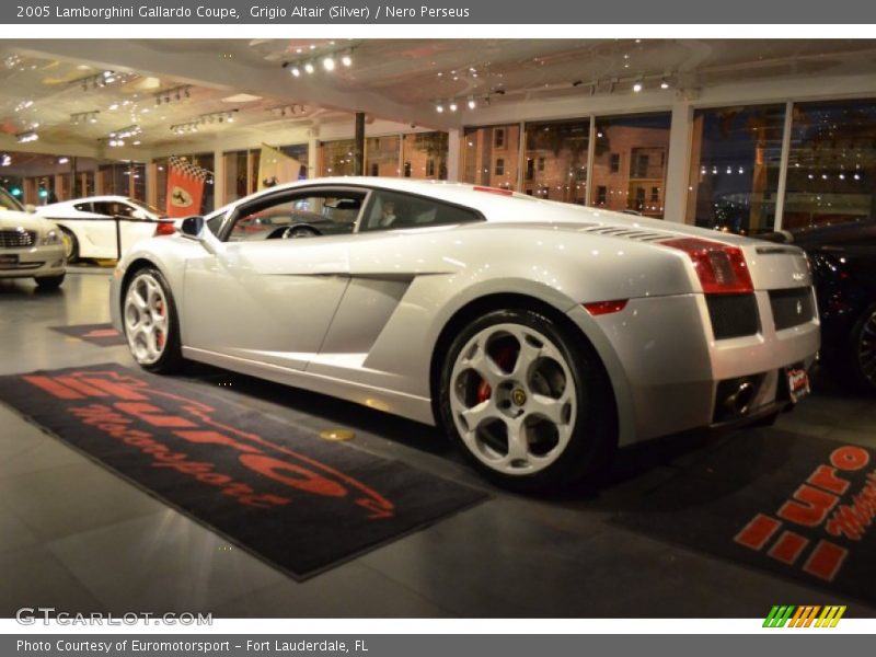 Grigio Altair (Silver) / Nero Perseus 2005 Lamborghini Gallardo Coupe