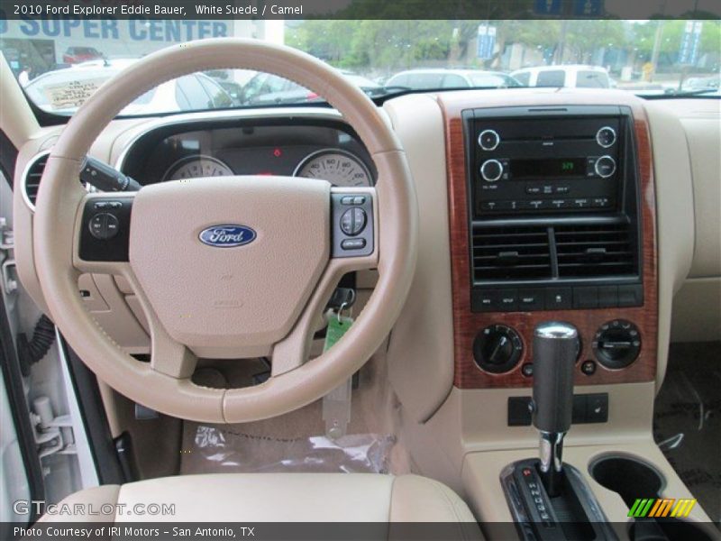 White Suede / Camel 2010 Ford Explorer Eddie Bauer