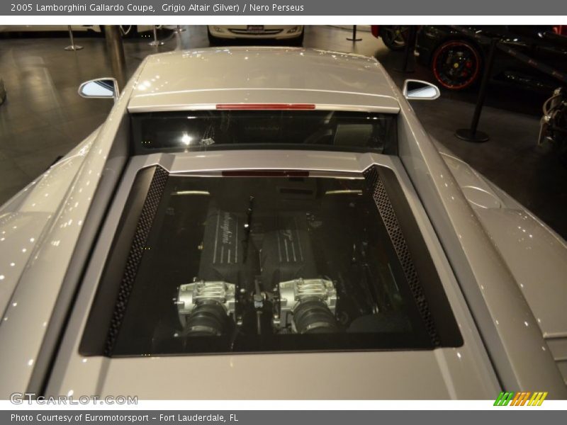 Grigio Altair (Silver) / Nero Perseus 2005 Lamborghini Gallardo Coupe