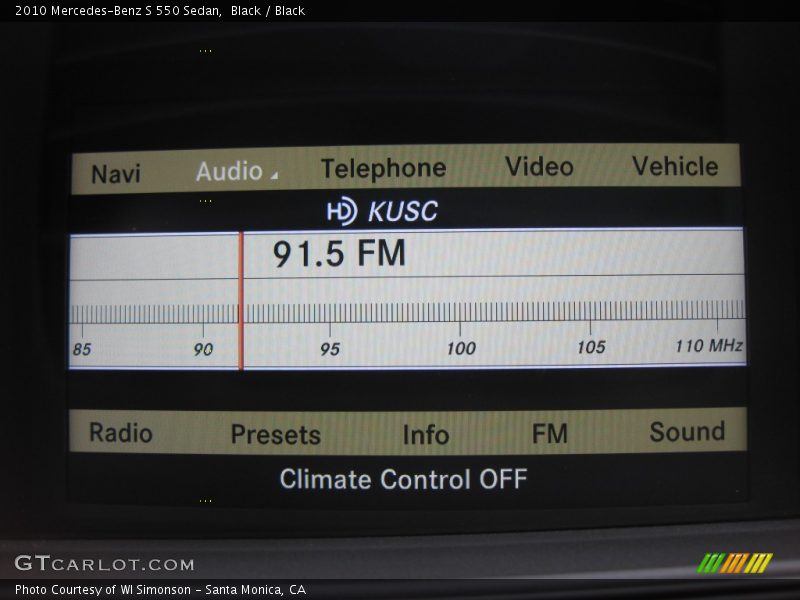 Black / Black 2010 Mercedes-Benz S 550 Sedan