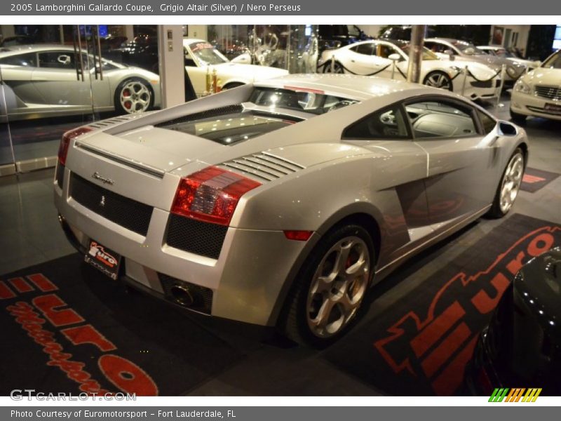 Grigio Altair (Silver) / Nero Perseus 2005 Lamborghini Gallardo Coupe