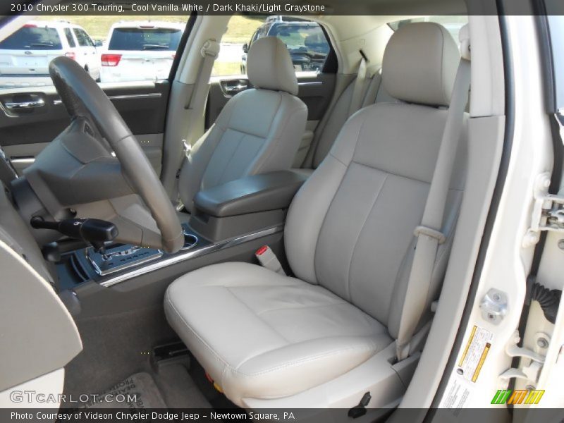Cool Vanilla White / Dark Khaki/Light Graystone 2010 Chrysler 300 Touring