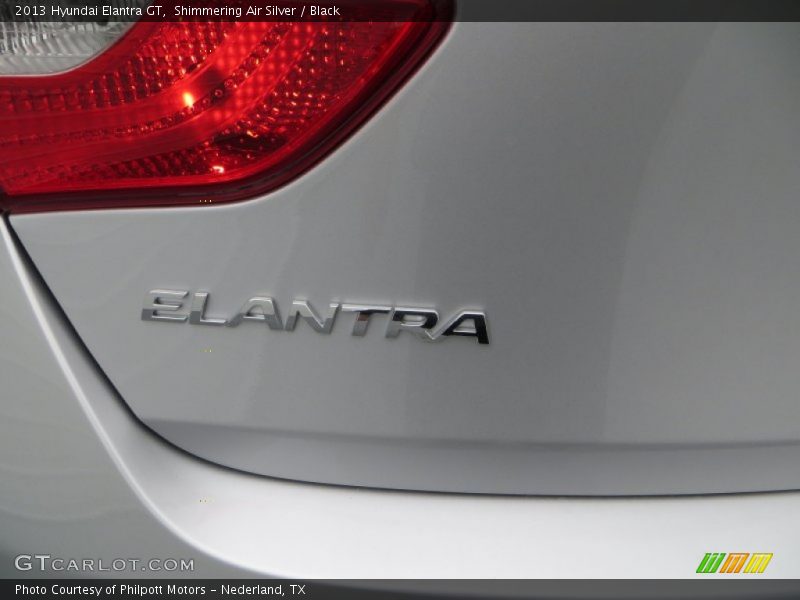 Shimmering Air Silver / Black 2013 Hyundai Elantra GT