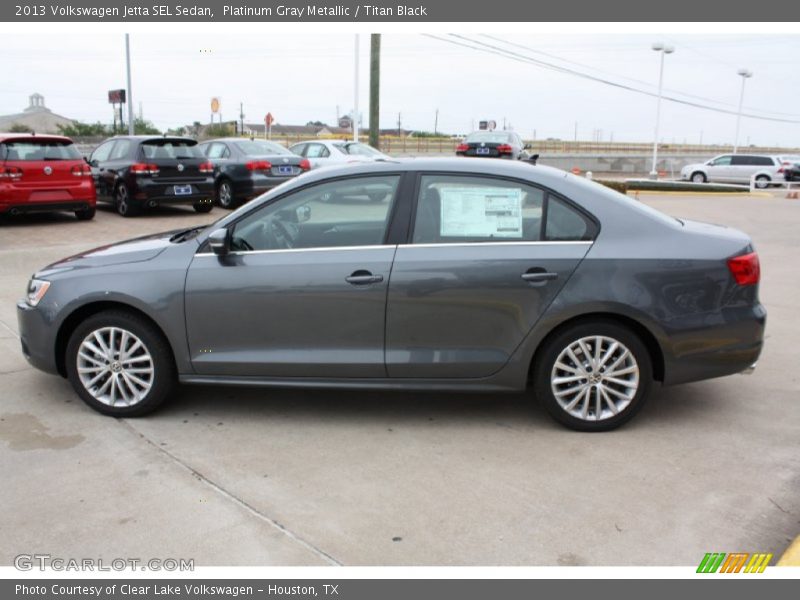 Platinum Gray Metallic / Titan Black 2013 Volkswagen Jetta SEL Sedan