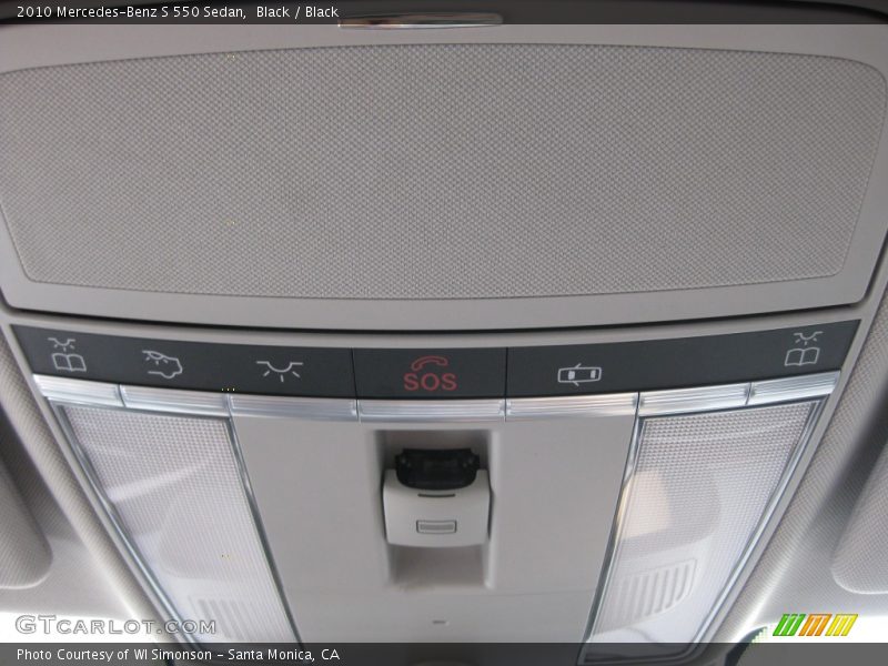 Black / Black 2010 Mercedes-Benz S 550 Sedan