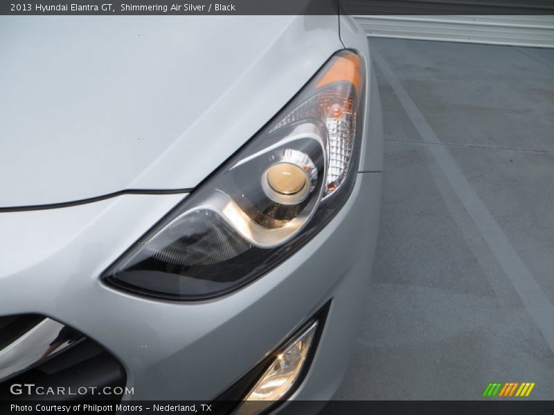 Shimmering Air Silver / Black 2013 Hyundai Elantra GT