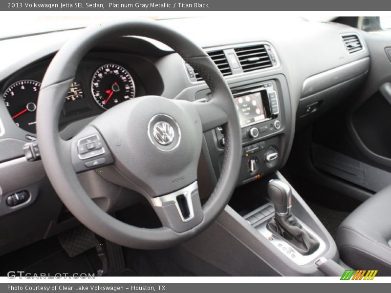 Platinum Gray Metallic / Titan Black 2013 Volkswagen Jetta SEL Sedan