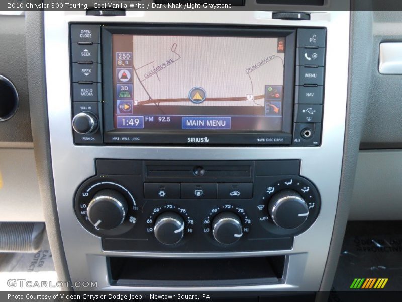 Cool Vanilla White / Dark Khaki/Light Graystone 2010 Chrysler 300 Touring
