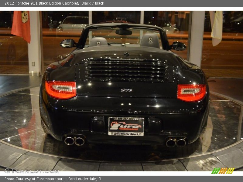 Black / Black 2012 Porsche 911 Black Edition Cabriolet