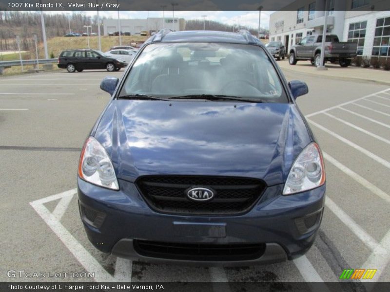Velvet Blue / Gray 2007 Kia Rondo LX
