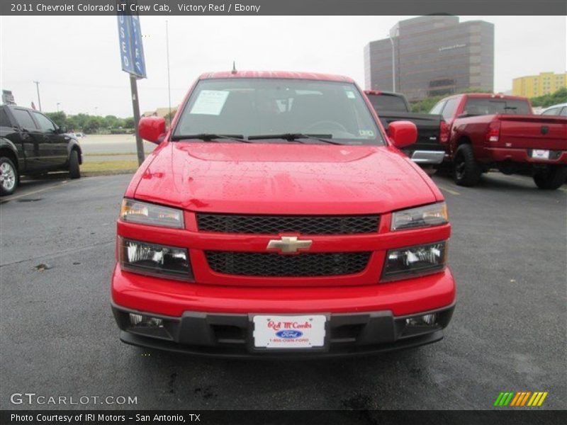 Victory Red / Ebony 2011 Chevrolet Colorado LT Crew Cab
