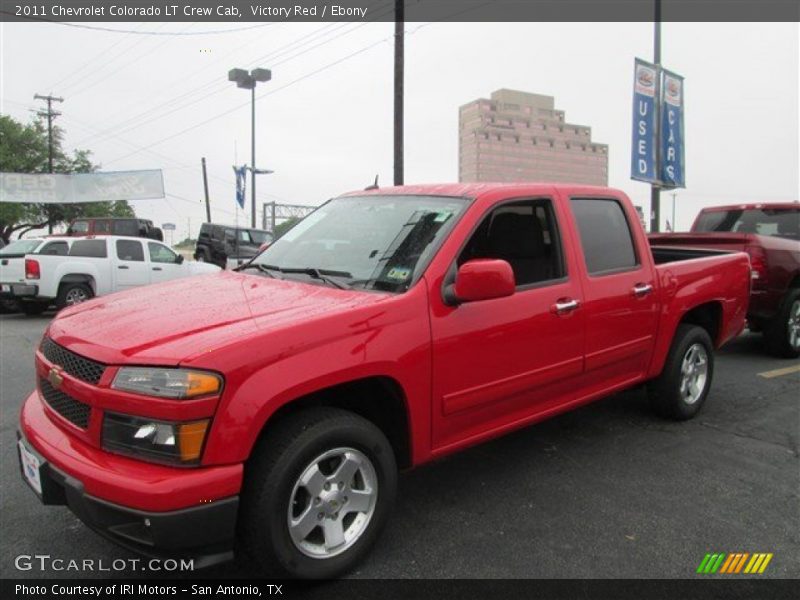 Victory Red / Ebony 2011 Chevrolet Colorado LT Crew Cab