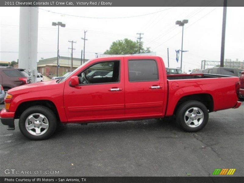 Victory Red / Ebony 2011 Chevrolet Colorado LT Crew Cab