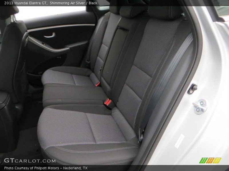 Shimmering Air Silver / Black 2013 Hyundai Elantra GT