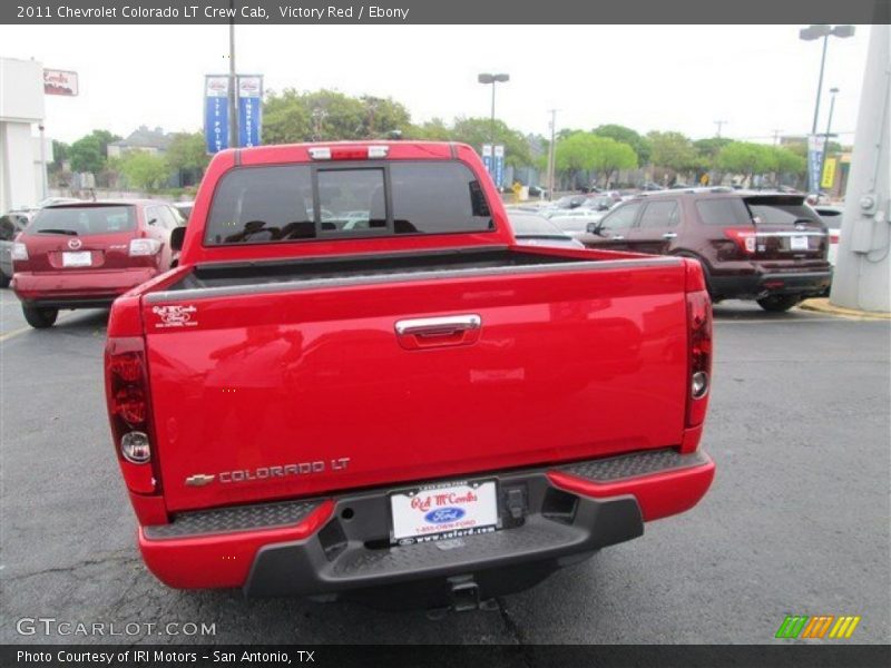 Victory Red / Ebony 2011 Chevrolet Colorado LT Crew Cab