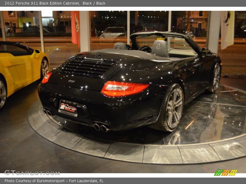 Black / Black 2012 Porsche 911 Black Edition Cabriolet