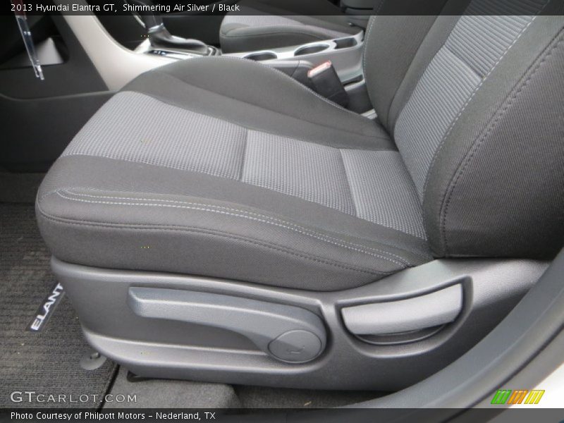 Shimmering Air Silver / Black 2013 Hyundai Elantra GT