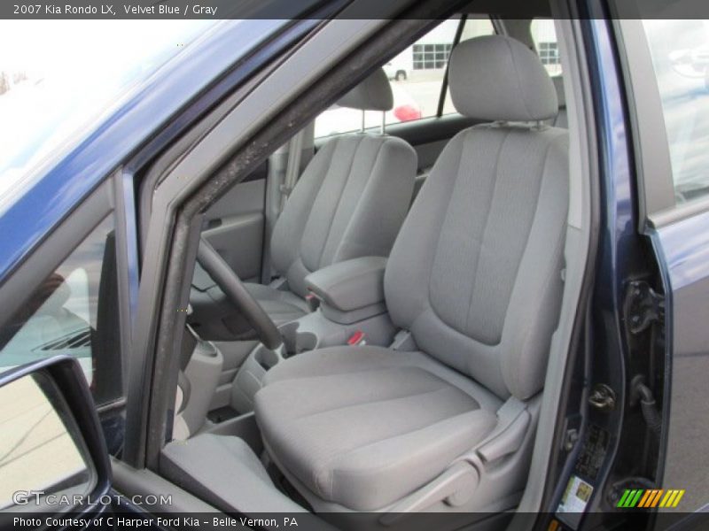 Velvet Blue / Gray 2007 Kia Rondo LX