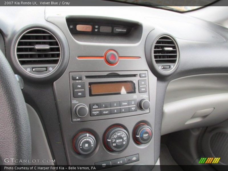 Controls of 2007 Rondo LX