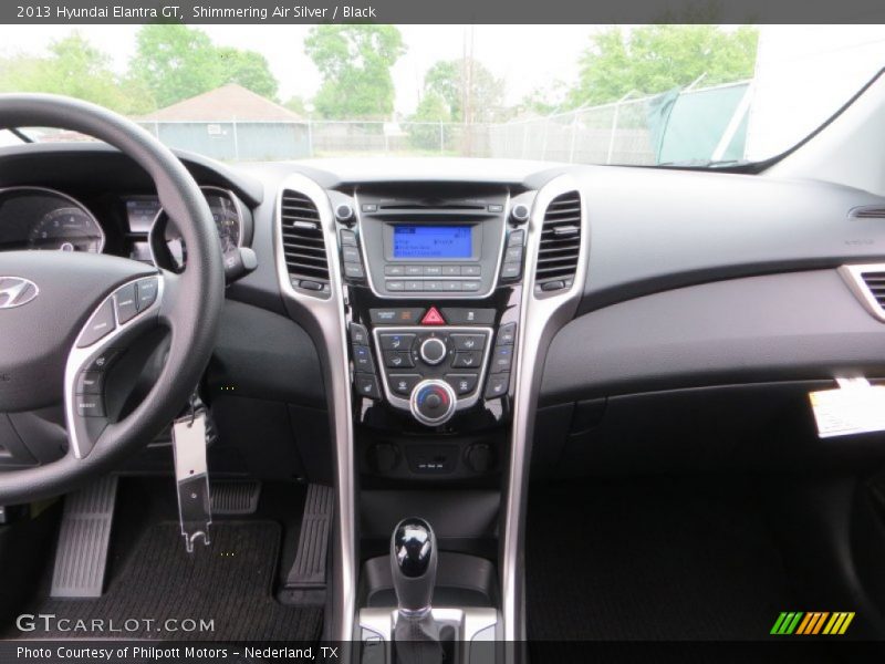 Shimmering Air Silver / Black 2013 Hyundai Elantra GT