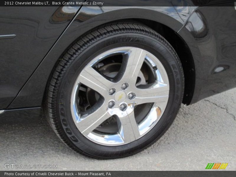 Black Granite Metallic / Ebony 2012 Chevrolet Malibu LT
