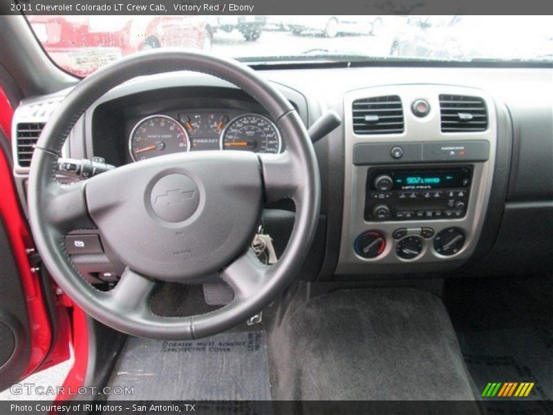 Victory Red / Ebony 2011 Chevrolet Colorado LT Crew Cab