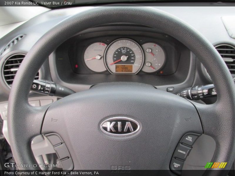 Velvet Blue / Gray 2007 Kia Rondo LX