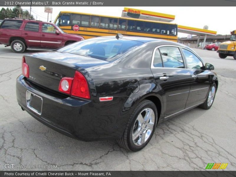 Black Granite Metallic / Ebony 2012 Chevrolet Malibu LT