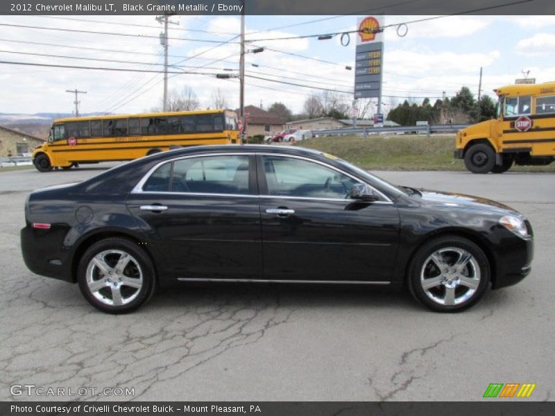 Black Granite Metallic / Ebony 2012 Chevrolet Malibu LT