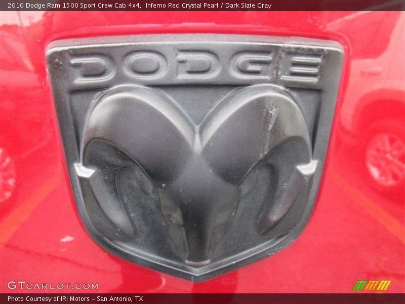 Inferno Red Crystal Pearl / Dark Slate Gray 2010 Dodge Ram 1500 Sport Crew Cab 4x4