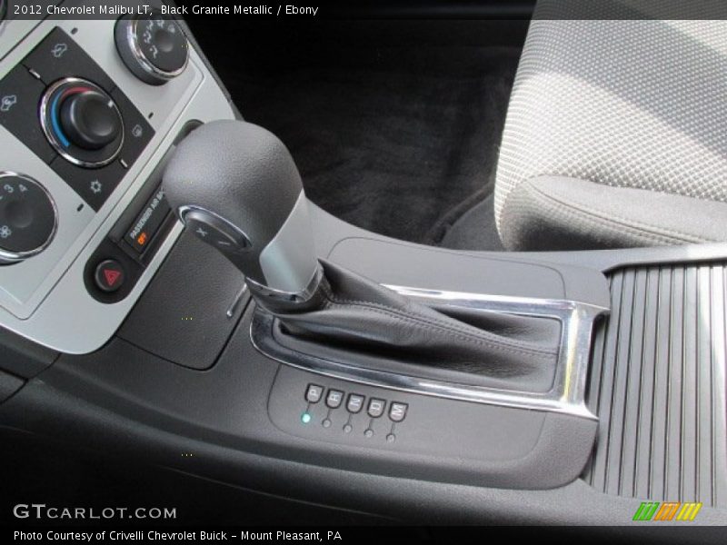 Black Granite Metallic / Ebony 2012 Chevrolet Malibu LT